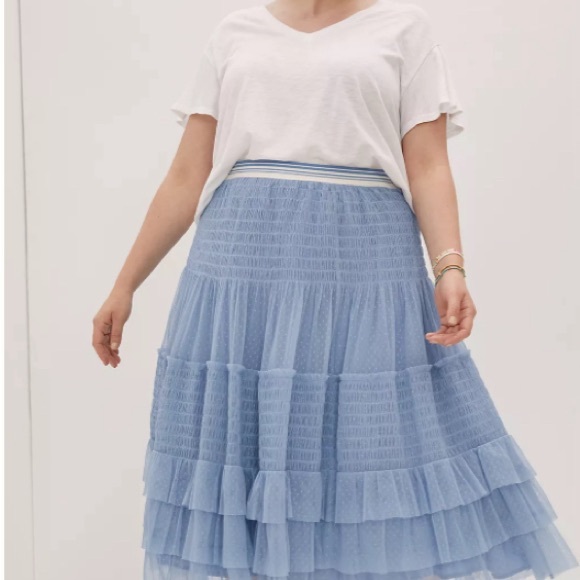 ❄️Anthropologie- MAEVE Tulle Skirt NWT - Picture 2 of 11